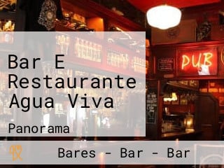 Bar E Restaurante Agua Viva