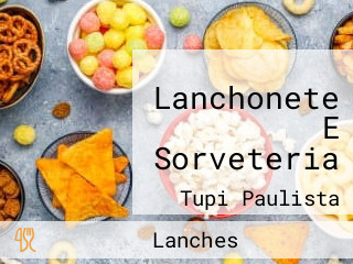 Lanchonete E Sorveteria