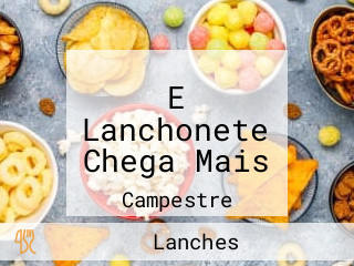 E Lanchonete Chega Mais