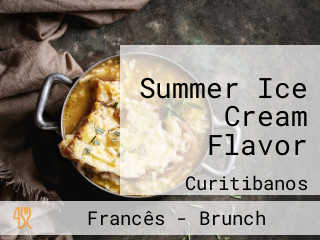 Summer Ice Cream Flavor