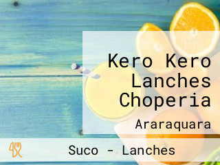 Kero Kero Lanches Choperia