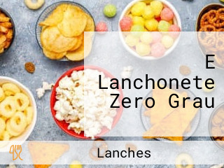 E Lanchonete Zero Grau