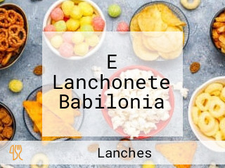 E Lanchonete Babilonia