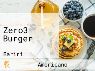 Zero3 Burger