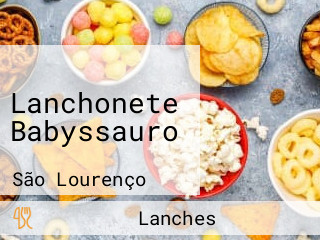 Lanchonete Babyssauro