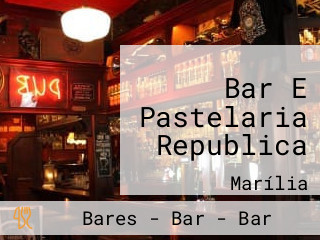 Bar E Pastelaria Republica
