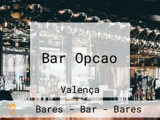 Bar Opcao