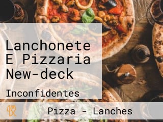Lanchonete E Pizzaria New-deck