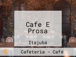 Cafe E Prosa