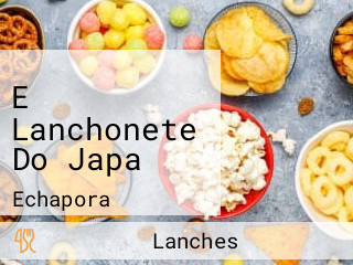 E Lanchonete Do Japa