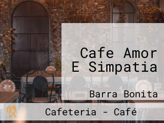 Cafe Amor E Simpatia