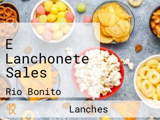 E Lanchonete Sales