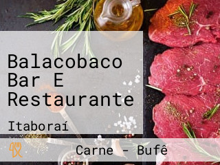 Balacobaco Bar E Restaurante