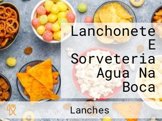 Lanchonete E Sorveteria Agua Na Boca