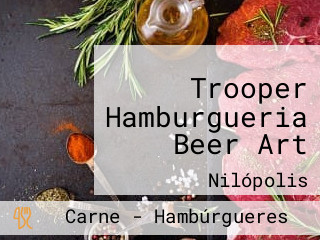 Trooper Hamburgueria Beer Art