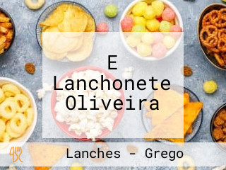 E Lanchonete Oliveira