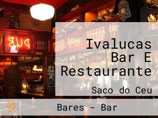 Ivalucas Bar E Restaurante