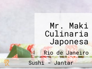 Mr. Maki Culinaria Japonesa