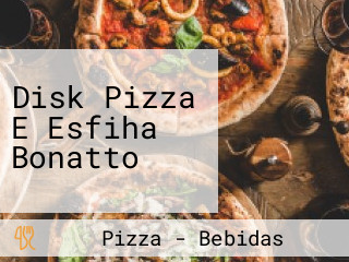 Disk Pizza E Esfiha Bonatto
