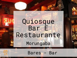 Quiosque Bar E Restaurante