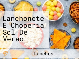 Lanchonete E Choperia Sol De Verao