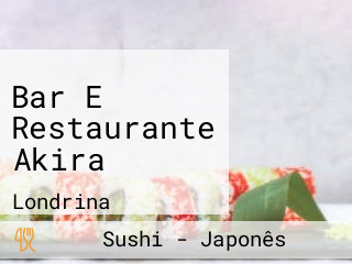 Bar E Restaurante Akira