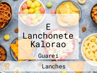 E Lanchonete Kalorao