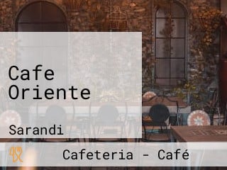 Cafe Oriente