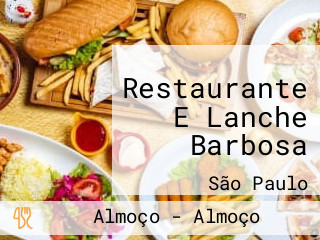 Restaurante E Lanche Barbosa