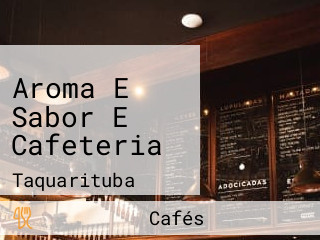 Aroma E Sabor E Cafeteria