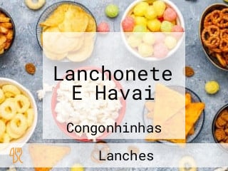 Lanchonete E Havai