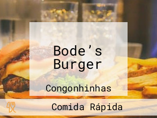 Bode’s Burger