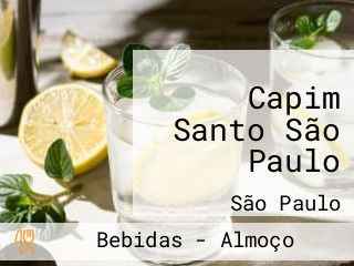 Capim Santo São Paulo