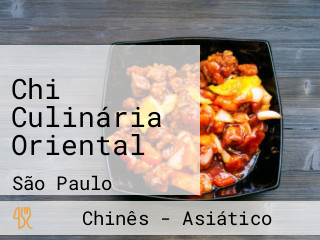 Chi Culinária Oriental