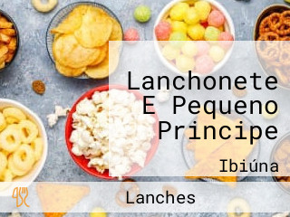 Lanchonete E Pequeno Principe