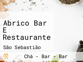 Abrico Bar E Restaurante