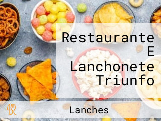 Restaurante E Lanchonete Triunfo