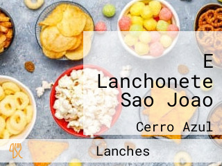 E Lanchonete Sao Joao