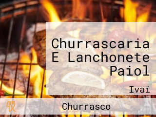 Churrascaria E Lanchonete Paiol