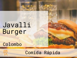 Javalli Burger