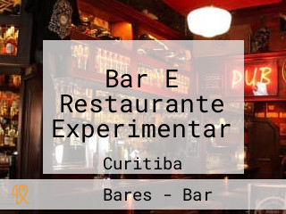 Bar E Restaurante Experimentar