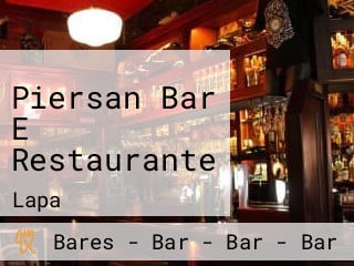 Piersan Bar E Restaurante