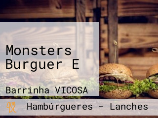 Monsters Burguer E