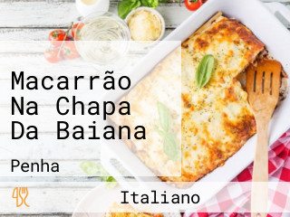 Macarrão Na Chapa Da Baiana