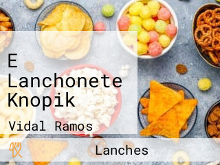 E Lanchonete Knopik