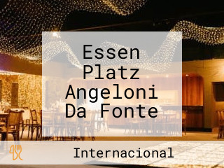 Essen Platz Angeloni Da Fonte