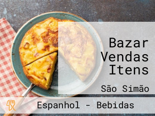 Bazar Vendas Itens