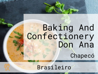 Baking And Confectionery Don Ana