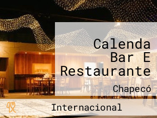 Calenda Bar E Restaurante