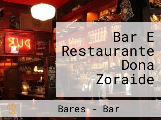 Bar E Restaurante Dona Zoraide